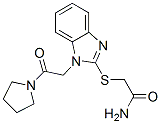 Acetamide, 2-[[1-[2-oxo-2-(1-pyrrolidinyl)ethyl]-1H-benzimidazol-2-yl]thio]- (9CI) CAS#: 606109-54-0