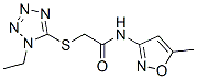 Acetamide, 2-[(1-ethyl-1H-tetrazol-5-yl)thio]-N-(5-methyl-3-isoxazolyl)- (9CI) CAS#: 603079-09-0