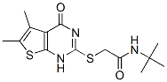 Acetamide, 2-[(1,4-dihydro-5,6-dimethyl-4-oxothieno[2,3-d]pyrimidin-2-yl)thio]-N-(1,1-dimethylethyl)- (9CI) CAS#: 606107-55-5