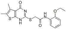 Acetamide, 2-[(1,4-dihydro-5,6-dimethyl-4-oxothieno[2,3-d]pyrimidin-2-yl)thio]-N-(2-ethoxyphenyl)- (9CI) CAS#: 606107-94-2