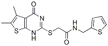 Acetamide, 2-[(1,4-dihydro-5,6-dimethyl-4-oxothieno[2,3-d]pyrimidin-2-yl)thio]-N-(2-thienylmethyl)- (9CI) CAS#: 606108-66-1