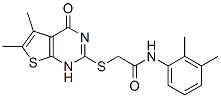 Acetamide, 2-[(1,4-dihydro-5,6-dimethyl-4-oxothieno[2,3-d]pyrimidin-2-yl)thio]-N-(2,3-dimethylphenyl)- (9CI) CAS#: 606107-78-2