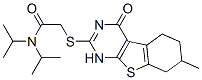 Acetamide, 2-[(1,4,5,6,7,8-hexahydro-7-methyl-4-oxo[1]benzothieno[2,3-d]pyrimidin-2-yl)thio]-N,N-bis(1-methylethyl)- (9CI) CAS#: 606106-99-4