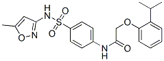 Acetamide, 2-[2-(1-methylethyl)phenoxy]-N-[4-[[(5-methyl-3-isoxazolyl)amino]sulfonyl]phenyl]- (9CI) CAS#: 606923-53-9