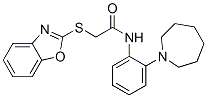 Acetamide, 2-(2-benzoxazolylthio)-N-[2-(hexahydro-1H-azepin-1-yl)phenyl]- (9CI) CAS#: 604795-50-8