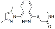 Acetamide, 2-[[4-(3,5-dimethyl-1H-pyrazol-1-yl)-1-phthalazinyl]thio]-N-methyl- (9CI) CAS#: 606122-26-3