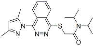 Acetamide, 2-[[4-(3,5-dimethyl-1H-pyrazol-1-yl)-1-phthalazinyl]thio]-N,N-bis(1-methylethyl)- (9CI) CAS#: 606122-25-2