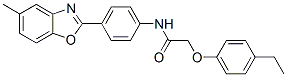 Acetamide, 2-(4-ethylphenoxy)-N-[4-(5-methyl-2-benzoxazolyl)phenyl]- (9CI) CAS#: 590396-09-1