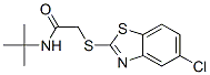 Acetamide, 2-[(5-chloro-2-benzothiazolyl)thio]-N-(1,1-dimethylethyl)- (9CI) CAS#: 606136-39-4