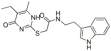 Acetamide, 2-[(5-ethyl-1,4-dihydro-6-methyl-4-oxo-2-pyrimidinyl)thio]-N-[2-(1H-indol-3-yl)ethyl]- (9CI) CAS#: 606114-44-7