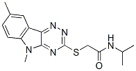 Acetamide, 2-[(5,8-dimethyl-5H-1,2,4-triazino[5,6-b]indol-3-yl)thio]-N-(1-methylethyl)- (9CI) CAS#: 603946-54-9