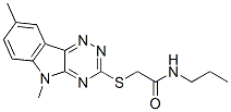 Acetamide, 2-[(5,8-dimethyl-5H-1,2,4-triazino[5,6-b]indol-3-yl)thio]-N-propyl- (9CI) CAS#: 603946-51-6