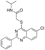 Acetamide, 2-[(6-chloro-2-phenyl-4-quinazolinyl)thio]-N-(1-methylethyl)- (9CI) CAS#: 606132-55-2