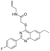 Acetamide, 2-[[6-ethyl-2-(4-fluorophenyl)-4-quinazolinyl]thio]-N-2-propenyl- (9CI) CAS#: 606134-61-6
