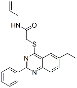 Acetamide, 2-[(6-ethyl-2-phenyl-4-quinazolinyl)thio]-N-2-propenyl- (9CI) CAS#: 606134-65-0