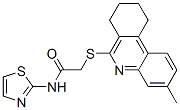 Acetamide, 2-[(7,8,9,10-tetrahydro-3-methyl-6-phenanthridinyl)thio]-N-2-thiazolyl- (9CI) CAS#: 606108-69-4