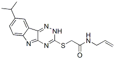 Acetamide, 2-[[8-(1-methylethyl)-2H-1,2,4-triazino[5,6-b]indol-3-yl]thio]-N-2-propenyl- (9CI) CAS#: 603947-22-4