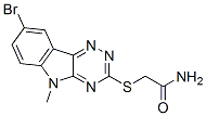 Acetamide, 2-[(8-bromo-5-methyl-5H-1,2,4-triazino[5,6-b]indol-3-yl)thio]- (9CI) CAS#: 603947-00-8