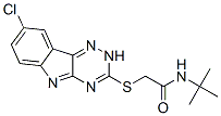 Acetamide, 2-[(8-chloro-2H-1,2,4-triazino[5,6-b]indol-3-yl)thio]-N-(1,1-dimethylethyl)- (9CI) CAS#: 603946-91-4