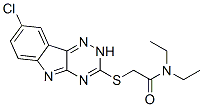 Acetamide, 2-[(8-chloro-2H-1,2,4-triazino[5,6-b]indol-3-yl)thio]-N,N-diethyl- (9CI) CAS#: 603946-86-7