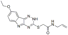 Acetamide, 2-[(8-ethoxy-2H-1,2,4-triazino[5,6-b]indol-3-yl)thio]-N-2-propenyl- (9CI) CAS#: 603947-67-7