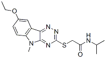 Acetamide, 2-[(8-ethoxy-5-methyl-5H-1,2,4-triazino[5,6-b]indol-3-yl)thio]-N-(1-methylethyl)- (9CI) CAS#: 603947-84-8