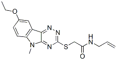 Acetamide, 2-[(8-ethoxy-5-methyl-5H-1,2,4-triazino[5,6-b]indol-3-yl)thio]-N-2-propenyl- (9CI) CAS#: 603947-76-8