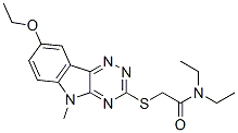 Acetamide, 2-[(8-ethoxy-5-methyl-5H-1,2,4-triazino[5,6-b]indol-3-yl)thio]-N,N-diethyl- (9CI) CAS#: 603947-75-7
