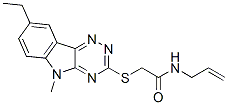 Acetamide, 2-[(8-ethyl-5-methyl-5H-1,2,4-triazino[5,6-b]indol-3-yl)thio]-N-2-propenyl- (9CI) CAS#: 603946-68-5