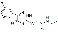 Acetamide, 2-[(8-fluoro-2H-1,2,4-triazino[5,6-b]indol-3-yl)thio]-N-(1-methylethyl)- (9CI) CAS#: 603948-05-6