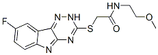 Acetamide, 2-[(8-fluoro-2H-1,2,4-triazino[5,6-b]indol-3-yl)thio]-N-(2-methoxyethyl)- (9CI) CAS#: 603948-02-3