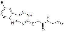 Acetamide, 2-[(8-fluoro-2H-1,2,4-triazino[5,6-b]indol-3-yl)thio]-N-2-propenyl- (9CI) CAS#: 603947-91-7