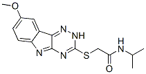 Acetamide, 2-[(8-methoxy-2H-1,2,4-triazino[5,6-b]indol-3-yl)thio]-N-(1-methylethyl)- (9CI) CAS#: 603947-50-8