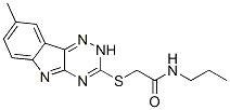 Acetamide, 2-[(8-methyl-2H-1,2,4-triazino[5,6-b]indol-3-yl)thio]-N-propyl- (9CI) CAS#: 603946-28-7
