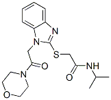 Acetamide, N-(1-methylethyl)-2-[[1-[2-(4-morpholinyl)-2-oxoethyl]-1H-benzimidazol-2-yl]thio]- (9CI) CAS#: 606110-71-8