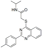 Acetamide, N-(1-methylethyl)-2-[[2-(4-methylphenyl)-4-quinazolinyl]thio]- (9CI) CAS#: 606132-28-9