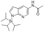 Acetamide, N-[1-[tris(1-methylethyl)silyl]-1H-pyrrolo[2,3-b]pyridin-5-yl]- CAS#: 651744-46-6