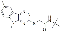 Acetamide, N-(1,1-dimethylethyl)-2-[(5,8-dimethyl-5H-1,2,4-triazino[5,6-b]indol-3-yl)thio]- (9CI) CAS#: 603946-55-0
