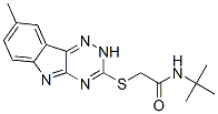 Acetamide, N-(1,1-dimethylethyl)-2-[(8-methyl-2H-1,2,4-triazino[5,6-b]indol-3-yl)thio]- (9CI) CAS#: 603946-34-5
