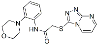 Acetamide, N-[2-(4-morpholinyl)phenyl]-2-(1,2,4-triazolo[4,3-a]pyrimidin-3-ylthio)- (9CI) CAS#: 606121-79-3
