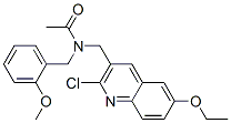 Acetamide, N-[(2-chloro-6-ethoxy-3-quinolinyl)methyl]-N-[(2-methoxyphenyl)methyl]- (9CI) CAS#: 606103-98-4