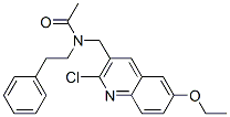 Acetamide, N-[(2-chloro-6-ethoxy-3-quinolinyl)methyl]-N-(2-phenylethyl)- (9CI) CAS#: 606103-92-8