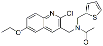 Acetamide, N-[(2-chloro-6-ethoxy-3-quinolinyl)methyl]-N-(2-thienylmethyl)- (9CI) CAS#: 606103-62-2