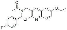 Acetamide, N-[(2-chloro-6-ethoxy-3-quinolinyl)methyl]-N-[(4-fluorophenyl)methyl]- (9CI) CAS#: 606103-46-2
