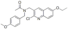 Acetamide, N-[(2-chloro-6-ethoxy-3-quinolinyl)methyl]-N-[(4-methoxyphenyl)methyl]- (9CI) CAS#: 606103-50-8