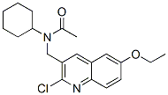 Acetamide, N-[(2-chloro-6-ethoxy-3-quinolinyl)methyl]-N-cyclohexyl- (9CI) CAS#: 606103-40-6