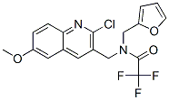 Acetamide, N-[(2-chloro-6-methoxy-3-quinolinyl)methyl]-2,2,2-trifluoro-N-(2-furanylmethyl)- (9CI) CAS#: 606103-01-9