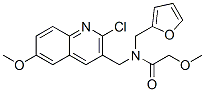 Acetamide, N-[(2-chloro-6-methoxy-3-quinolinyl)methyl]-N-(2-furanylmethyl)-2-methoxy- (9CI) CAS#: 606102-97-0