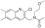 Acetamide, N-[(2-chloro-6,7-dimethyl-3-quinolinyl)methyl]-N-(2-methoxyethyl)- (9CI) CAS#: 606102-46-9