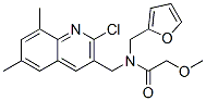 Acetamide, N-[(2-chloro-6,8-dimethyl-3-quinolinyl)methyl]-N-(2-furanylmethyl)-2-methoxy- (9CI) CAS#: 604782-39-0